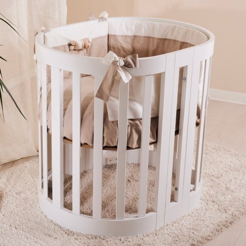Nanán Culla ovale con kit trasformazione in lettino ed in poltroncine Fino Al -60%