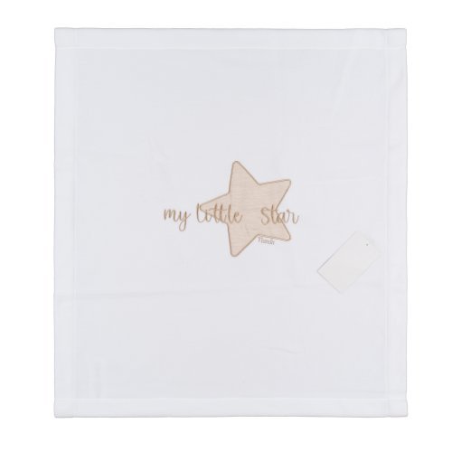 Nanán Copertina per carrozzina "My little Star" con ricamo beige Nuovo