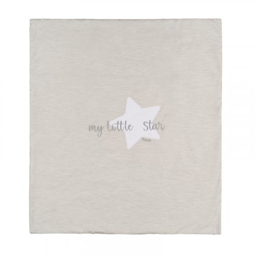 Nanán Copertina per carrozzina grigia in jersey "My little star" Promozione