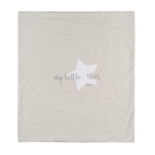 Nanán Copertina per carrozzina grigia in jersey "My little star" Promozione
