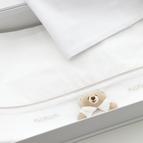 Nanán Lenzuola per lettino Set 3pz Tato linea Bianca Promozione Limitata