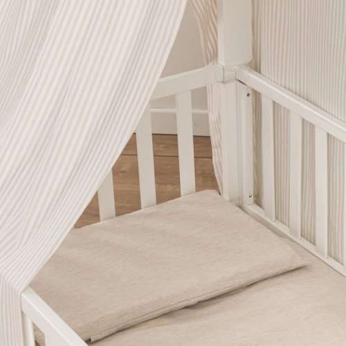 Nanán Set 2Pz Montessori Lenzuola letto + Federa Beige