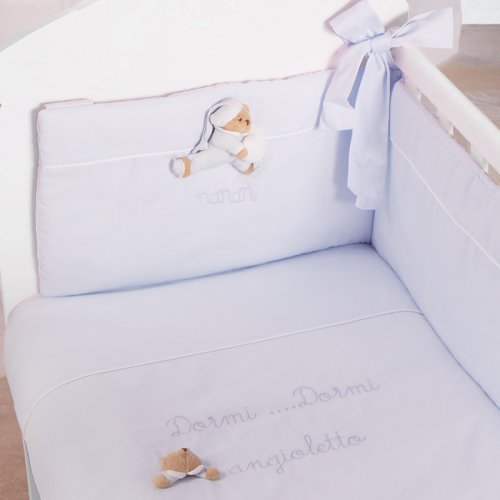 Nanán Set Rivestimento Co-sleeping Puccio Azzurro In Linea