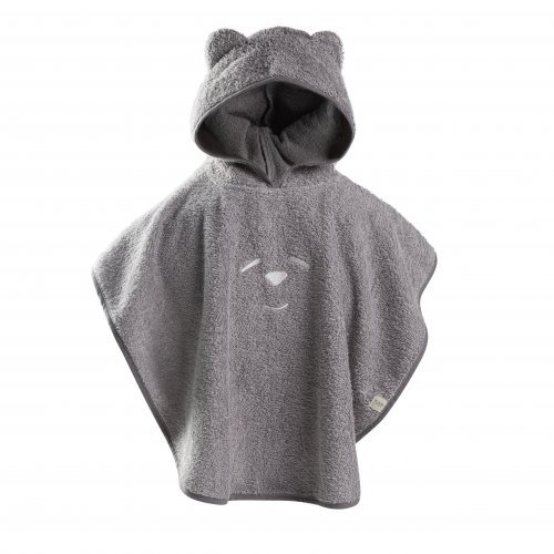 Nanán Accappatoio Poncho grigio 2/4 anni