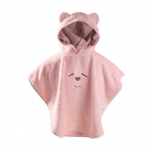 Nanán Accappatoio Poncho rosa 2/4 anni