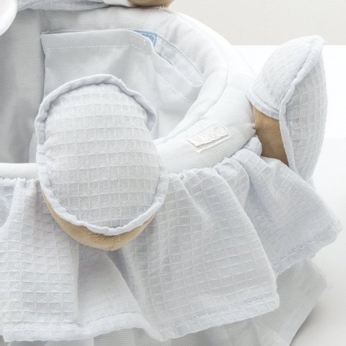 Nanán Cesto portaoggetti grande Puccio azzurro Moda