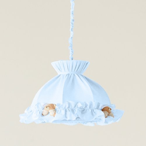 Nanán Puccio Lampadario Cupola Azzurro Promozione