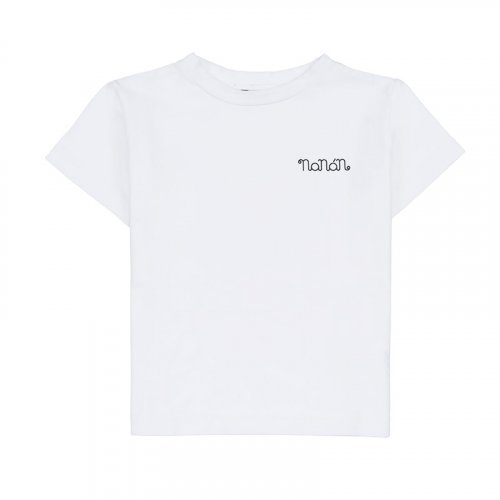 Nanán T-shirt Manica Corta Bianca
