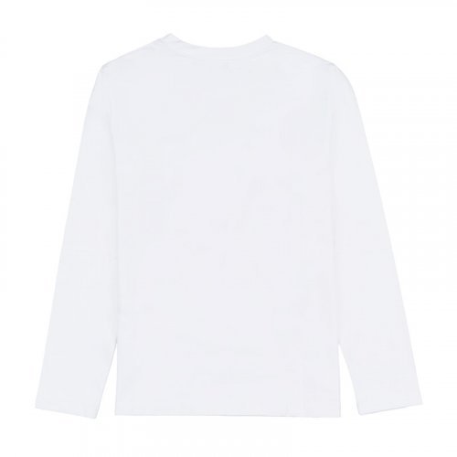 Nanán T-shirt Manica Lunga Bianca Vendita Economica