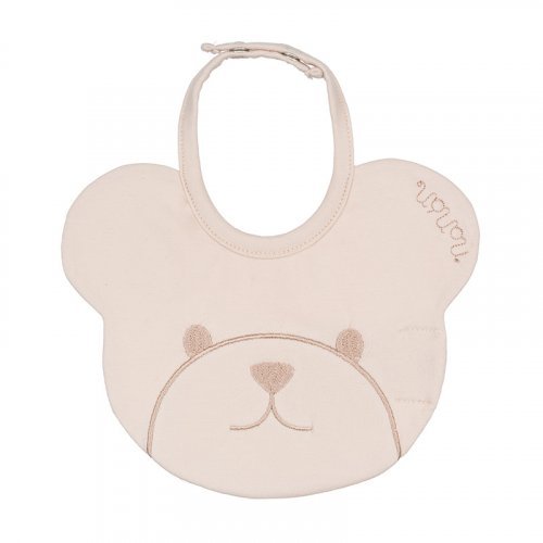 Nanán Bavaglio beige con orso