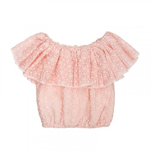 Nanán Blusa in stangallo rosa Italy
