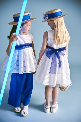Nanán Blusa smanicata blu In Linea