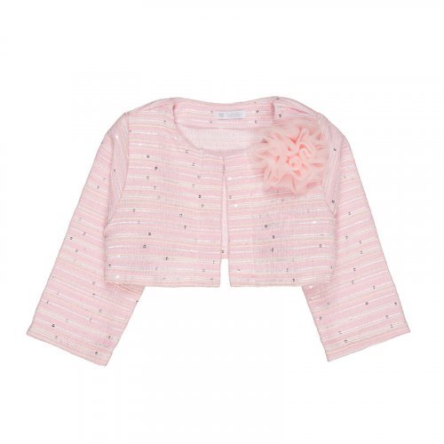 Nanán Cardigan rosa con rosa Convenienza