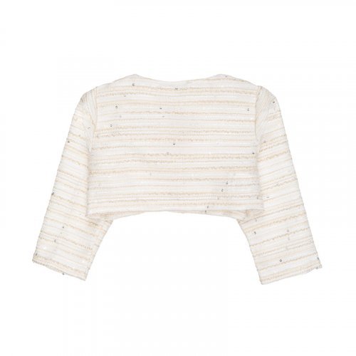 Nanán Cardigan beige con rosa Novità