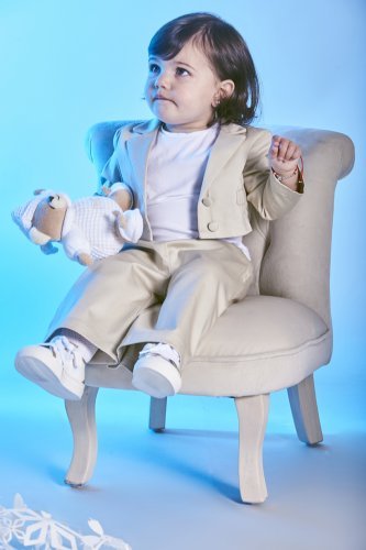 Nanán Giacca beige Presa