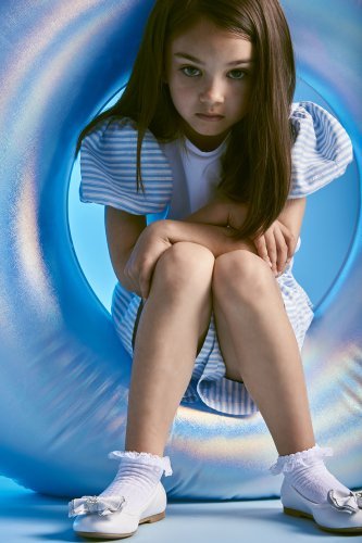 Nanán Shorts a righe azzurri Shopping Online