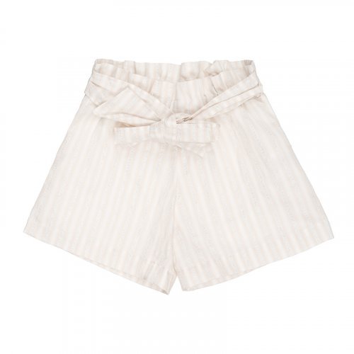 Nanán Shorts a righe panna Vendita