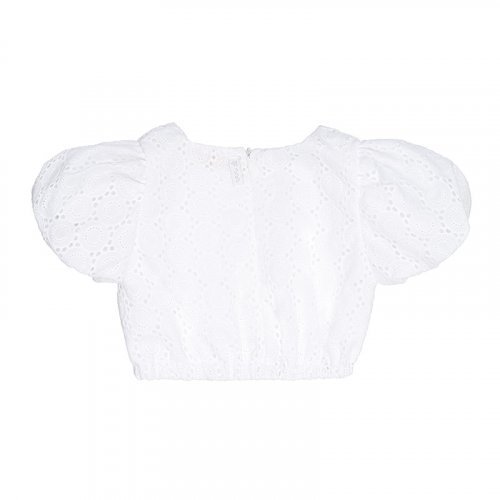 Nanán Top in sangallo bianco Negozio