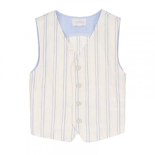 Nanán Gilet panna a righe Fino Al -60%