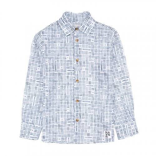 Nanán Camicia con fantasia geometrica Sconto