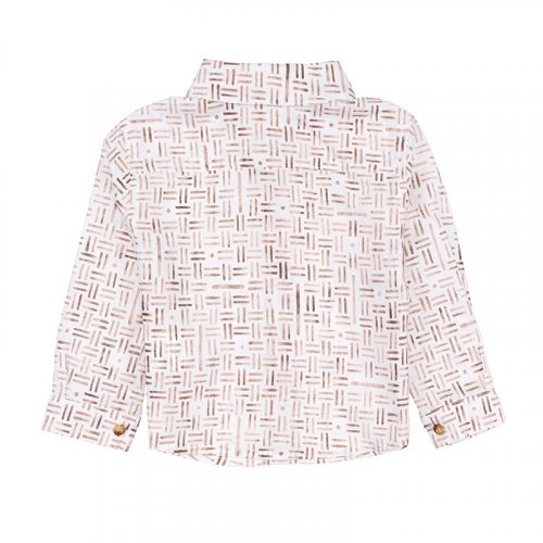 Nanán Camicia con fantasia geometrica Offerta