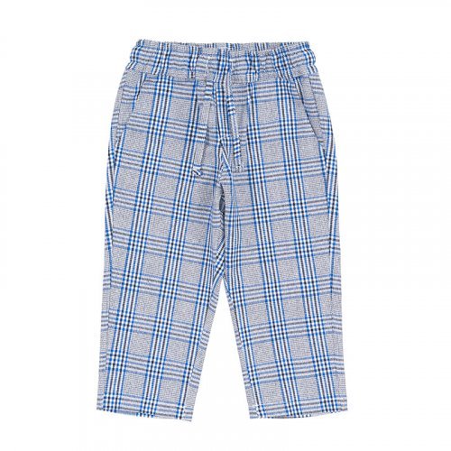 Nanán Pantalone scozzese blu 2025