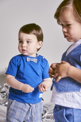 Nanán T-shirt con papillon Saldi