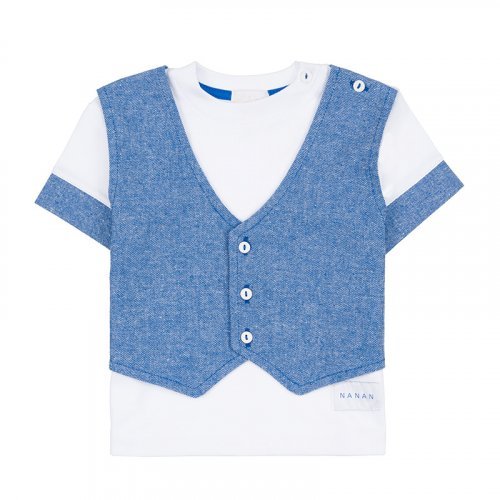 Nanán T-shirt con gilet Vendita Calda
