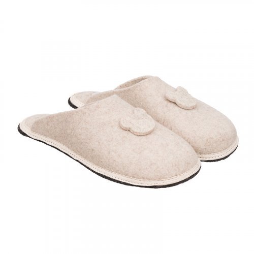 Nanán Pantofola panna Prezzo di fabbrica