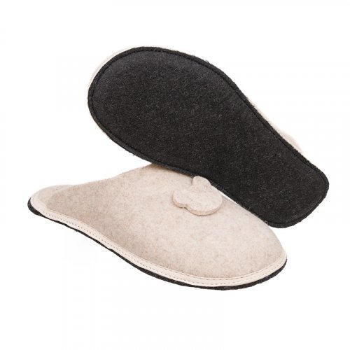 Nanán Pantofola panna Prezzo di fabbrica