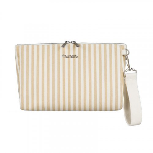 Nanán Pochette canvas beige Fino al 65% di sconto