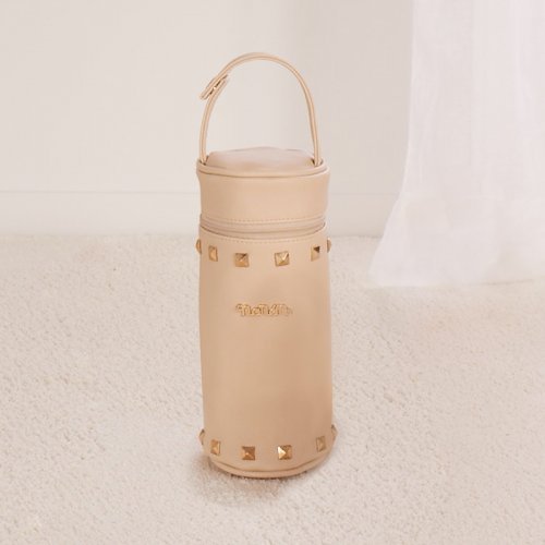 Nanán Portabiberon ècru con borchie Esporta salva