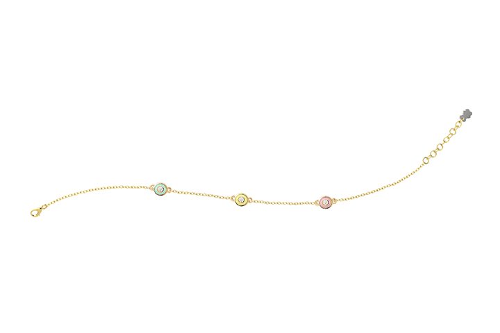 Nanán Bracciale Charms Colorati Argento Hotsell
