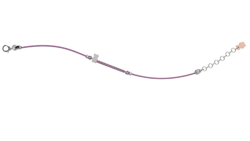 Nanán Bracciale Argento 925 - Col Lilla Offerta migliore