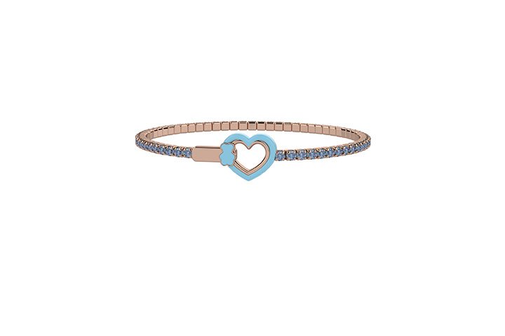 Nanán Bracciale Tennis BIMBO/A azzurro Offerte giornaliere