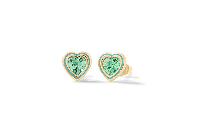 Nanán Orecchini Cuore Brillante Acqua Vendite Flash