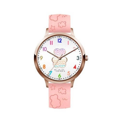 Nanán Orologio bambino Bianco/Multicolor cinturino rosa Offerta San Valentino