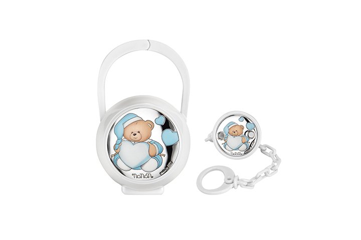 Nanán Set Portaciuccio e Catenella Azzurro