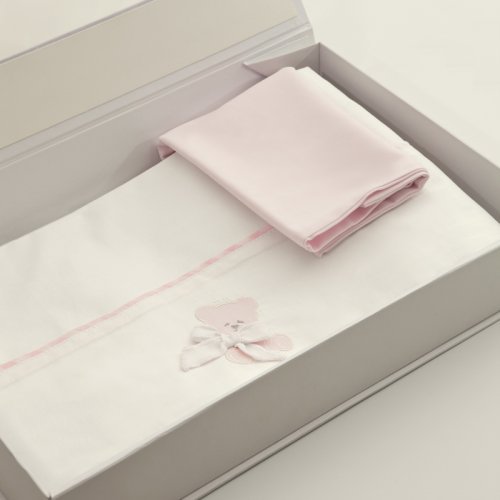 Nanán Gift Promo: Set Lenzuola carrozzina + Copertina carrozzina ROSA Convenienza