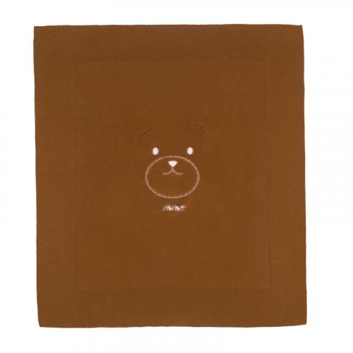 Nanán Coperta in filo c/orsetto beige Offerta San Valentino