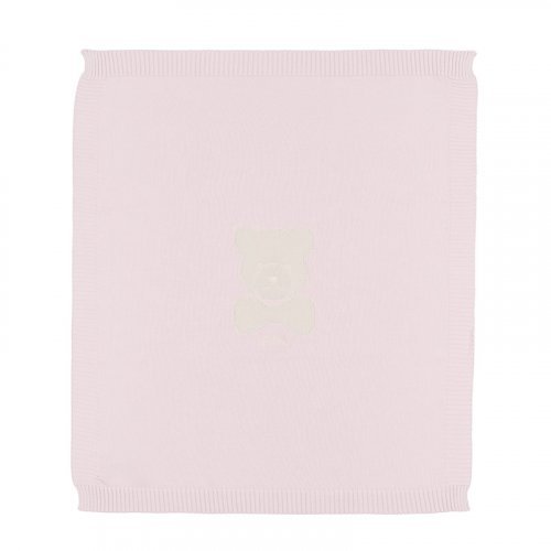 Nanán Coperta in filo rosa con orso Offerta Anniversario