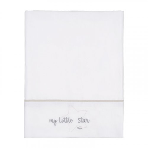 Nanán Set lenzuola carrozzina "My little star" ricamo grigio ACQUISTA ORA