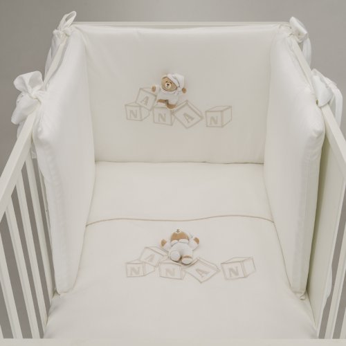 Nanán Set Piumone e Paracolpi 4pz dadini Tato Sostegno trimestrale