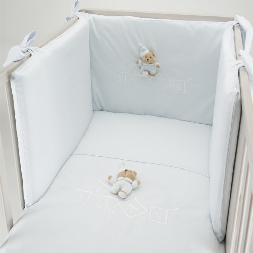 Nanán Set Piumone e Paracolpi 4pz Dadini Azzurro Fino al 55% di sconto