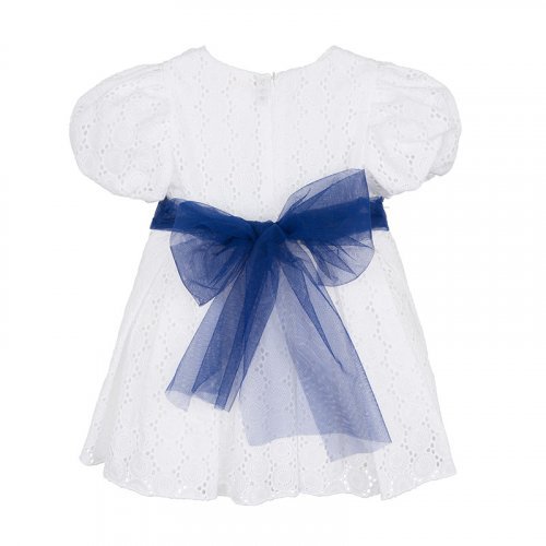 Nanán Abito in sangallo blu In Saldo