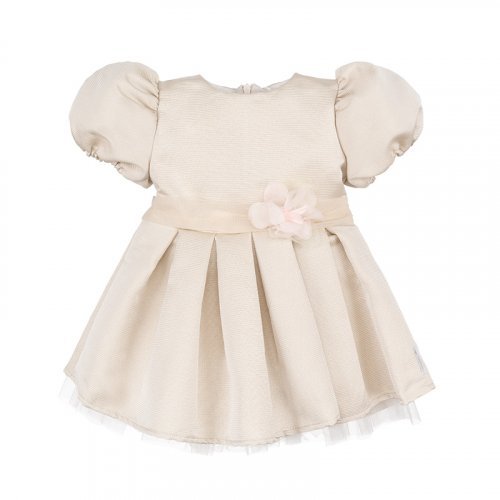 Nanán Abito con rosa beige Flash Sale