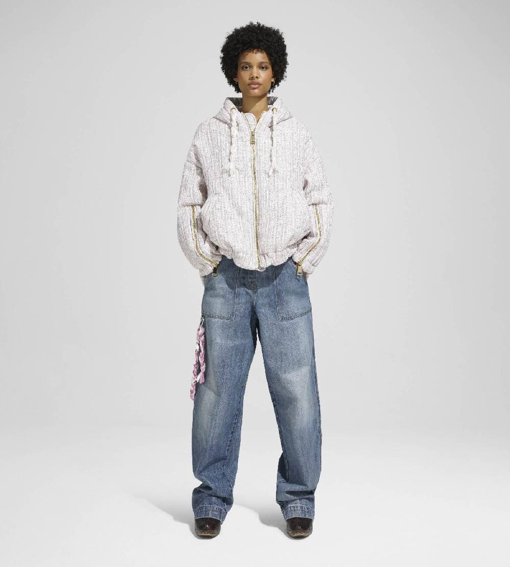 Khrisjoy KHRIS WINDBREAKER TWEED PAILLETTES TRAMÉ Enormi risparmi