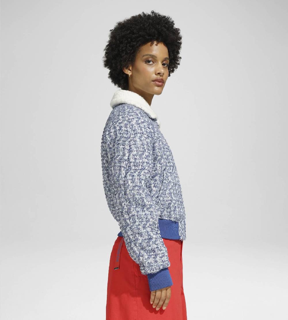 Khrisjoy JIM BOMBER TWEED DENIM Ritorno libero