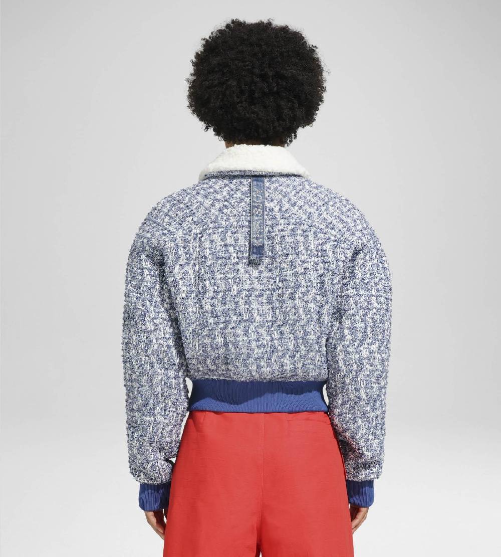 Khrisjoy JIM BOMBER TWEED DENIM Ritorno libero