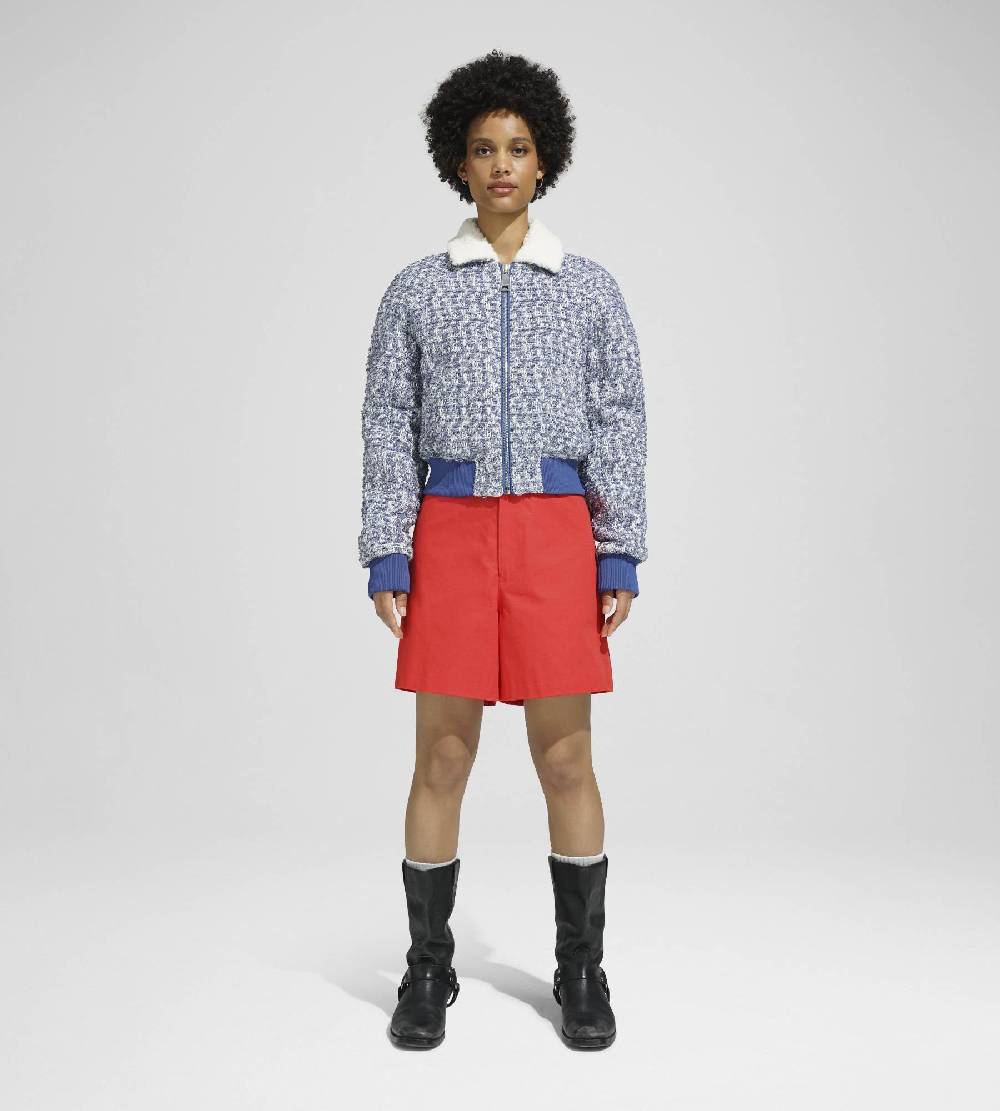 Khrisjoy JIM BOMBER TWEED DENIM Ritorno libero
